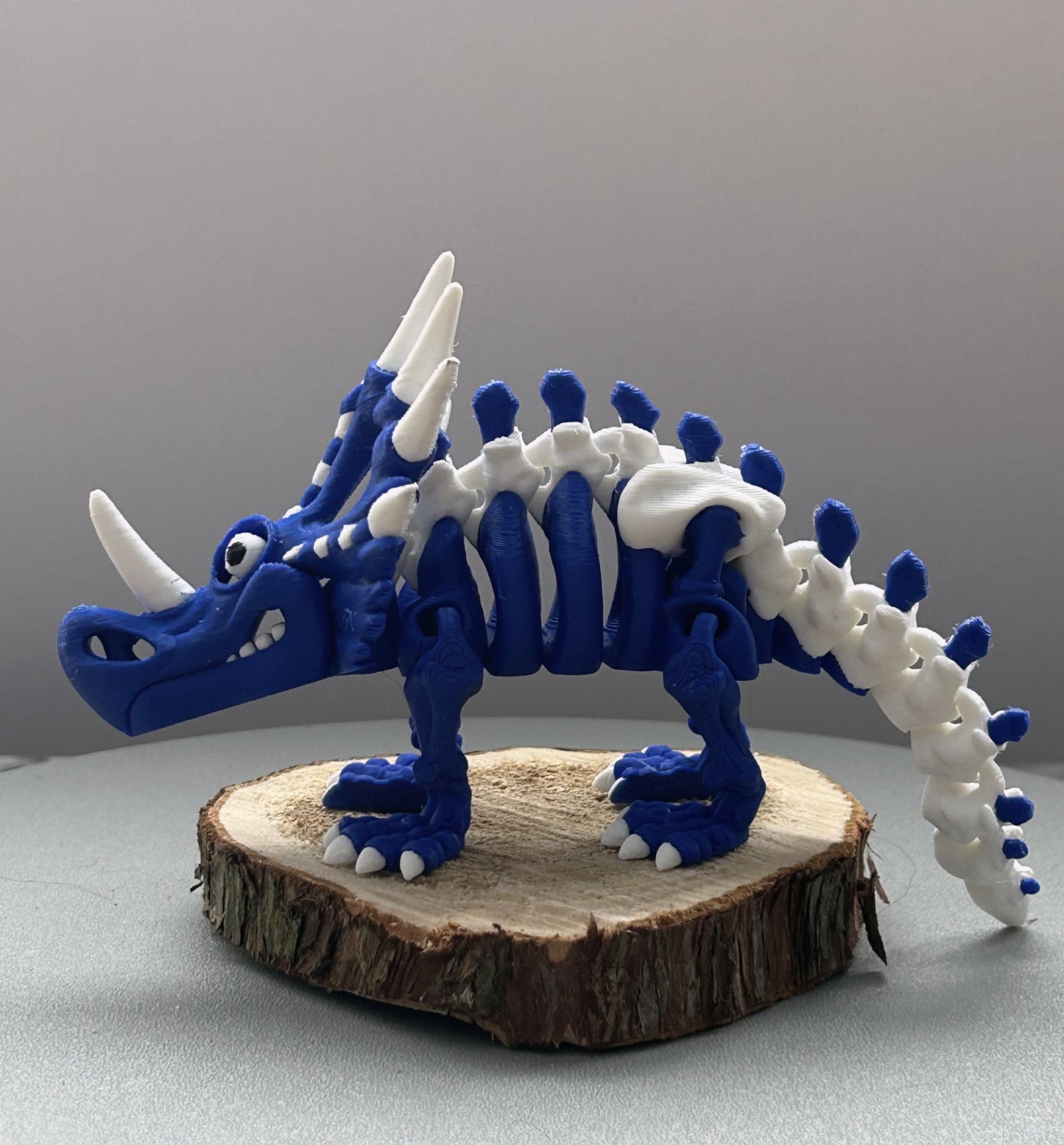 Squelette de Tricératops