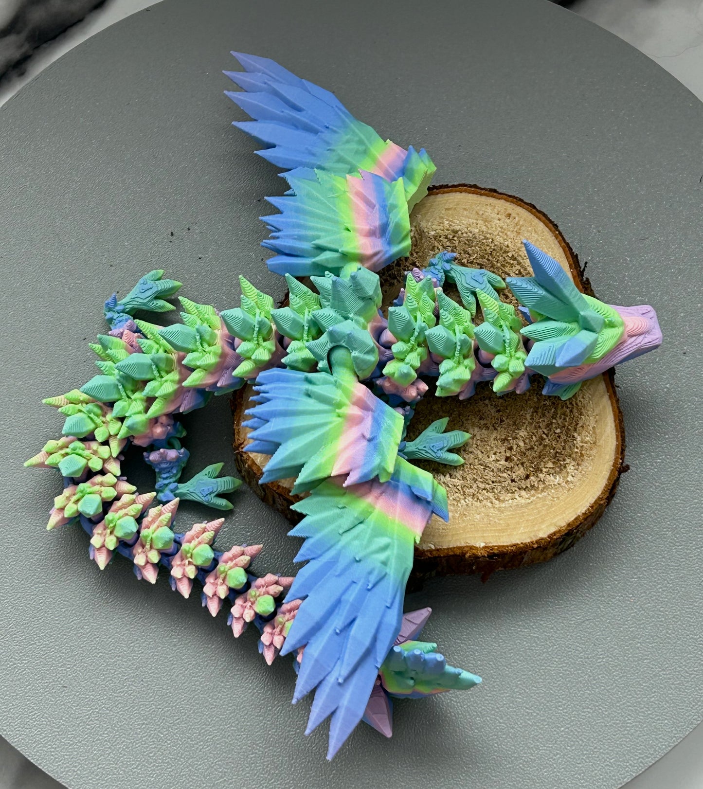 Dragon Diamant avec des ailes