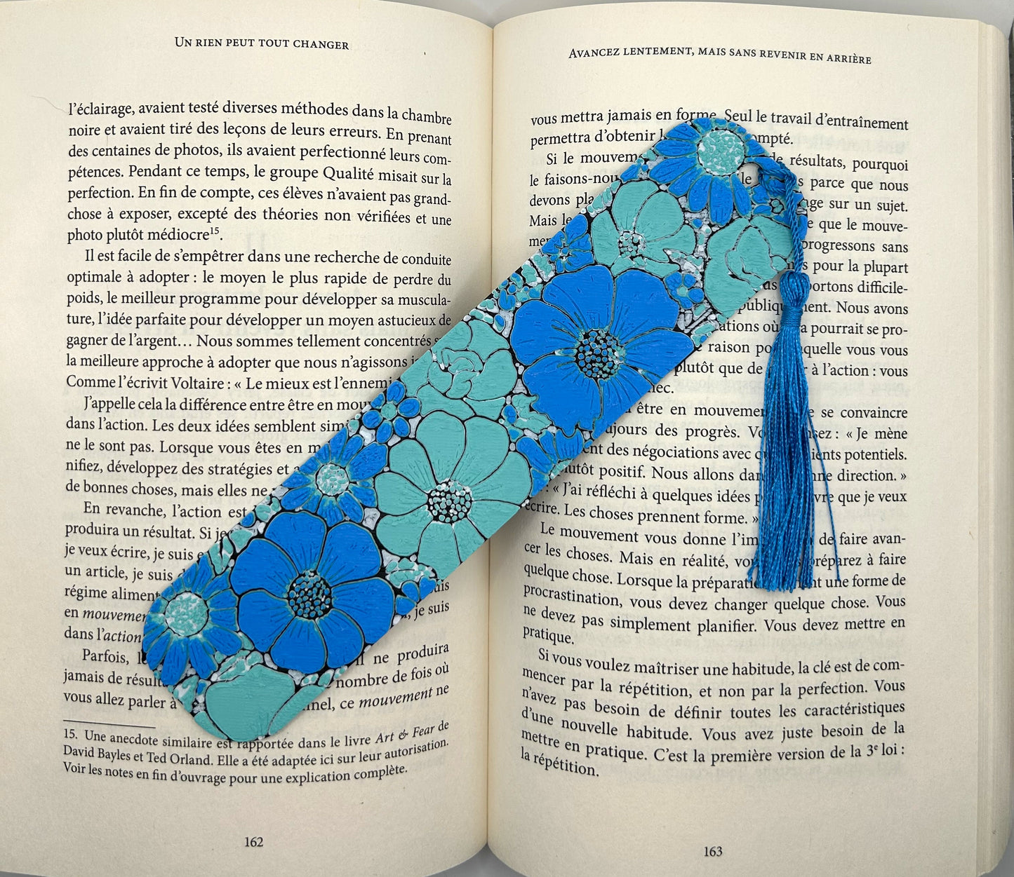 Grand Signet Fleur Bleue