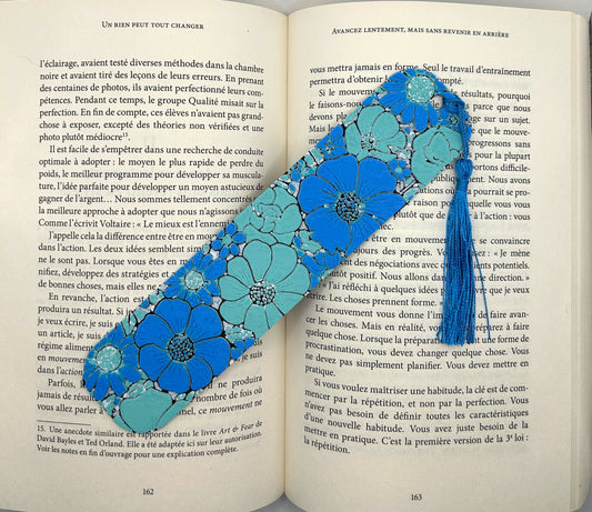 Grand Signet Fleur Bleue
